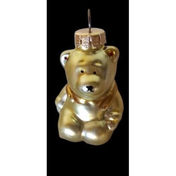 14 Vintage Christmas Ornaments Hand Blown Glass Santa,sock,bear Mini Size. - Picture 8 of 8